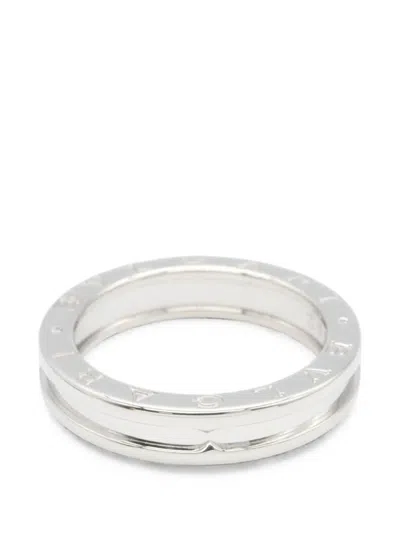 Pre-owned Bvlgari B-zero1 Ring In Silver