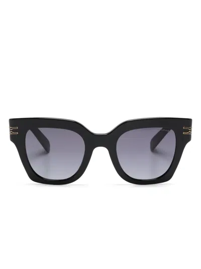 Bvlgari B.zero1 Square-frame Sunglasses In Schwarz