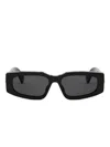 Bvlgari Bulgari B.zero1 Rectangular Frame Sunglasses In Schwarz