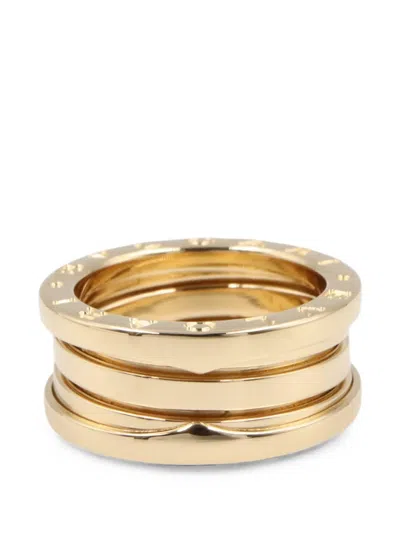 Pre-owned Bvlgari B.zero1 Three-band Ring In Gold