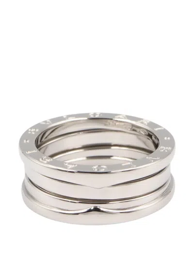 Pre-owned Bvlgari B-zero1 Three-band Ring In Silver