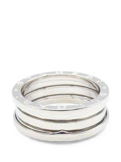 Pre-owned Bvlgari B-zero1 Three-band Ring In Silver