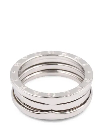 Pre-owned Bvlgari B-zero1 Three-band Ring In Silver