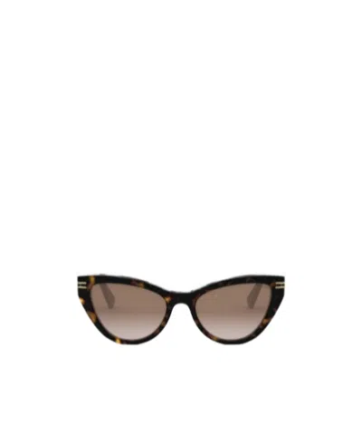 Bvlgari B.zero1 Tortoiseshell-effect Cat-eye Sunglasses In Brown