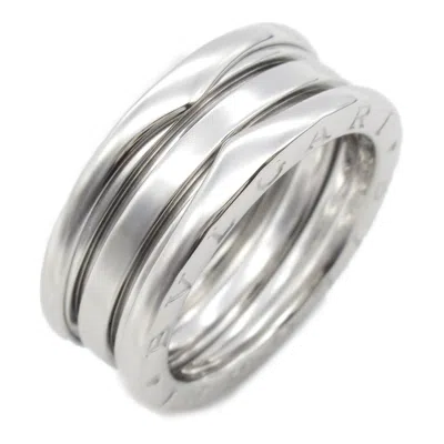 Pre-owned Bvlgari B.zero1 White White Gold (18k) Band Ring ()