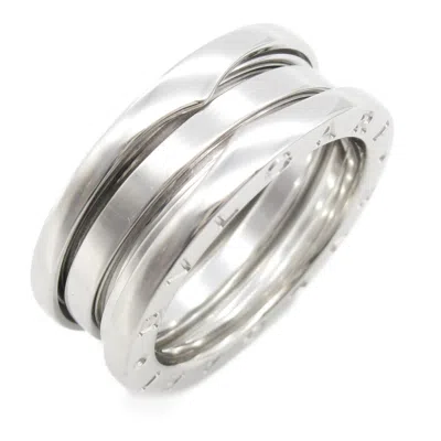 Pre-owned Bvlgari B.zero1 White White Gold (18k) Band Ring ()