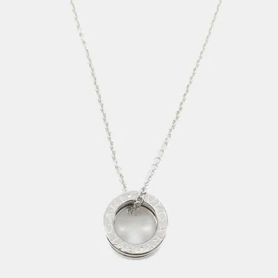 Pre-owned Bvlgari B.zero118k White Gold Necklace