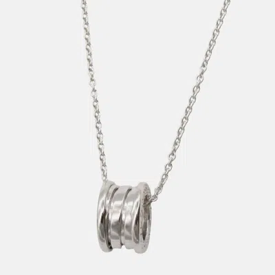 Pre-owned Bvlgari B.zero118k White Gold Necklace
