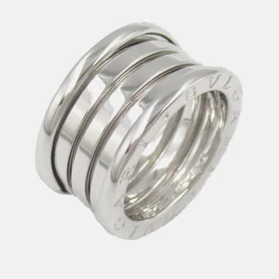Pre-owned Bvlgari B.zero118k White Gold Ring Eu 50