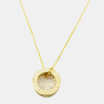 Pre-owned Bvlgari B.zero118k Yellow Gold Necklace