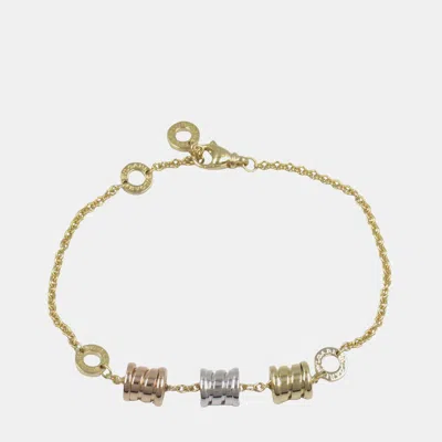Pre-owned Bvlgari B.zero118k Yellow White Rose Gold Bracelet