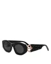 Bvlgari Calla Bv40049i Sunglasses In Black/smoke