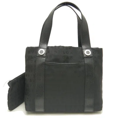Pre-owned Bvlgari Canvas Leather Handbag ()