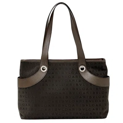 Pre-owned Bvlgari Canvas Tote Bag ()