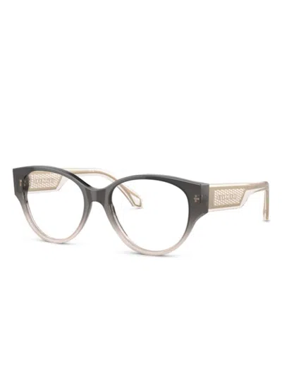 Bvlgari Cat-eye Glasses In Black