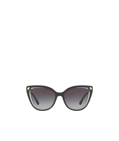 Bvlgari Cat's Eye Sunglasses In Black