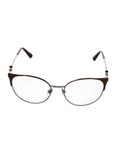 Pre-owned Bvlgari Cat-eye Eyeglasses In Multi