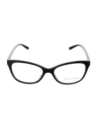 Pre-owned Bvlgari Cat-eye Eyeglasses In Multi