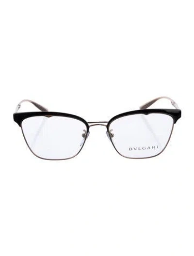 Pre-owned Bvlgari Cat-eye Eyeglasses In Multi