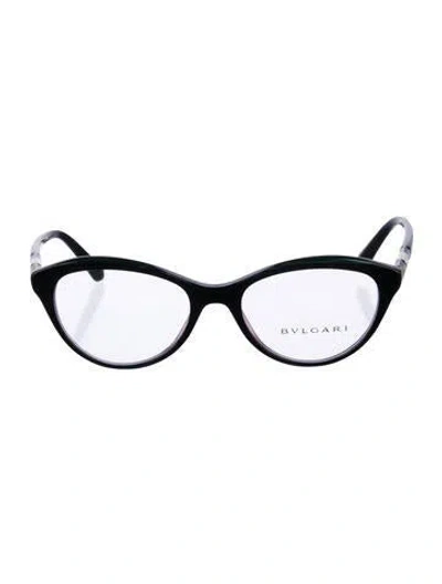 Pre-owned Bvlgari Cat-eye Eyeglasses In Multi
