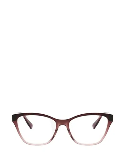 Bvlgari Cat-eye Glasses In Red