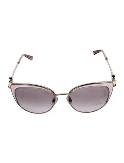 Pre-owned Bvlgari Cat-eye Gradient Sunglasses In Multi