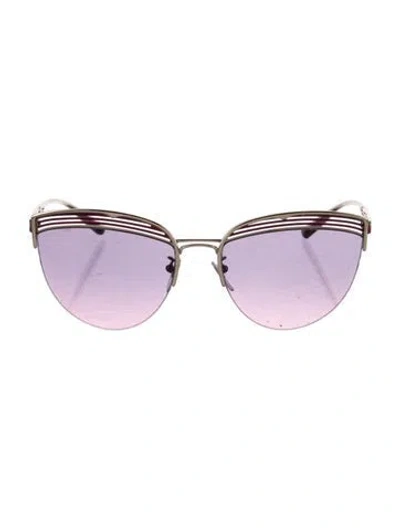 Pre-owned Bvlgari Cat-eye Gradient Sunglasses In Multi