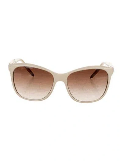 Pre-owned Bvlgari Cat-eye Gradient Sunglasses In Neutral
