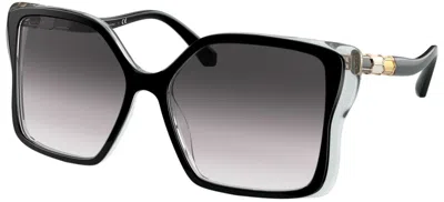 Pre-owned Bvlgari Cazal 8515 Black/grey Shaded (001) Sunglasses In Gray