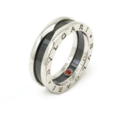 Pre-owned Bvlgari Ceramic 925 Band Ring () In Multi
