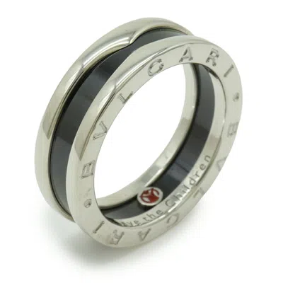 Pre-owned Bvlgari Ceramic 925 Band Ring () In Multi
