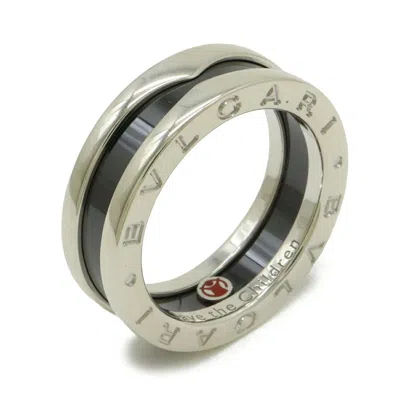Pre-owned Bvlgari Ceramic 925 Band Ring () In Multi