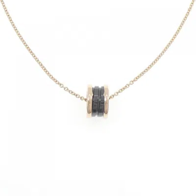 Pre-owned Bvlgari Ceramic Pink Gold (18k) Necklace ()