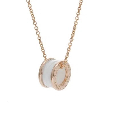 Pre-owned Bvlgari Ceramic Pink Gold (18k) Necklace () In Multi