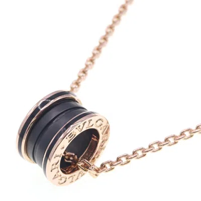 Pre-owned Bvlgari Ceramic Pink Gold (18k) Necklace () In Multi