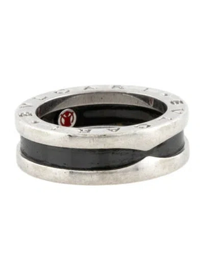 Pre-owned Bvlgari Ceramic Save The Children Band In Black