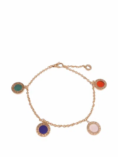Pre-owned Bvlgari Charm-detail Bracelet In Gold