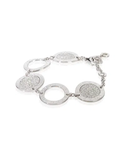 Pre-owned Bvlgari Circle Station 1.75 Ct. Tw. Diamond Bracelet (authentic Pre-loved)