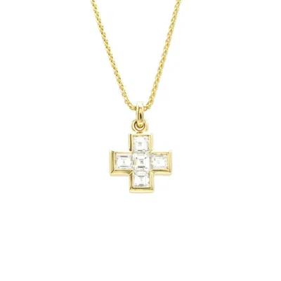 Pre-owned Bvlgari Clear Yellow Gold Yellow Gold (18k) Pendant Necklace () In Multi