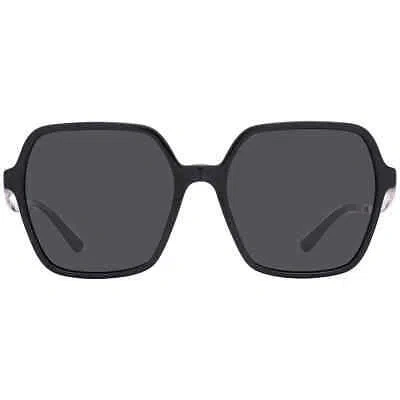 Pre-owned Bvlgari Dark Gray Irregular Ladies Sunglasses Bv8252 501/87 56 Bv8252 501/87 56