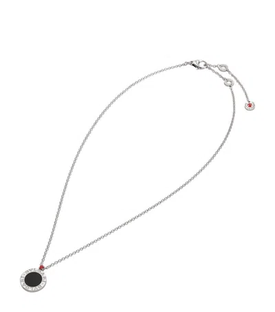 Bvlgari Decorated Necklace In Gray