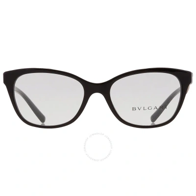 Bvlgari Demo Cat Eye Ladies Eyeglasses Bv4211 501 52 In Black