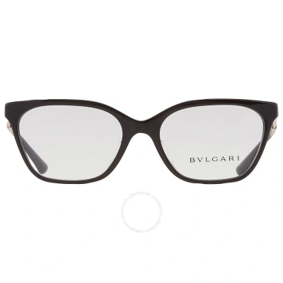 Bvlgari Demo Square Ladies Eyeglasses Bv4207f 501 53 In Black