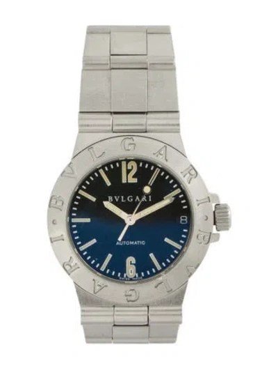 Pre-owned Bvlgari Diagono Watch, 29mm In Multi