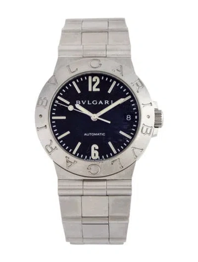 Pre-owned Bvlgari Diagono Watch, 36mm In Multi