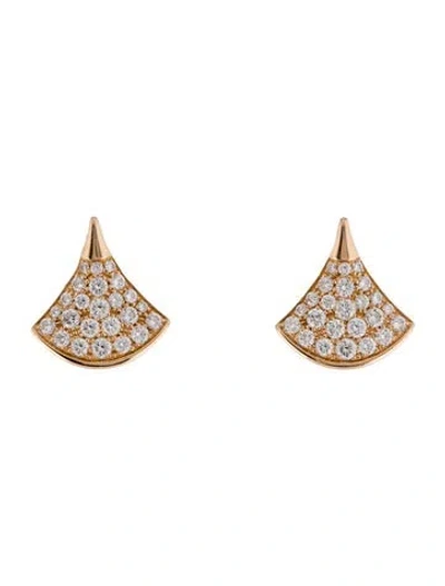 Pre-owned Bvlgari Diamond Divas' Dream Earrings In Multi