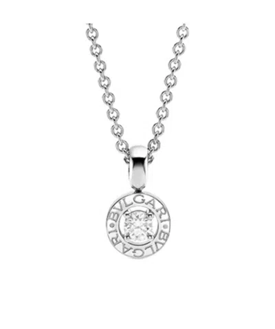 Bvlgari Diamond-inlaid Necklace In White