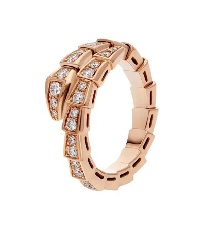 Bvlgari Diamond Ring In Yellow