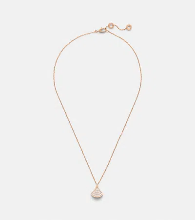 Bvlgari Diva's Dream 18kt Rose Gold Necklace With Diamonds