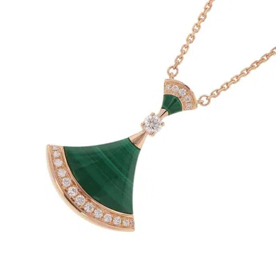 Pre-owned Bvlgari Diva Dream Pink (18k) Necklace () In Gold